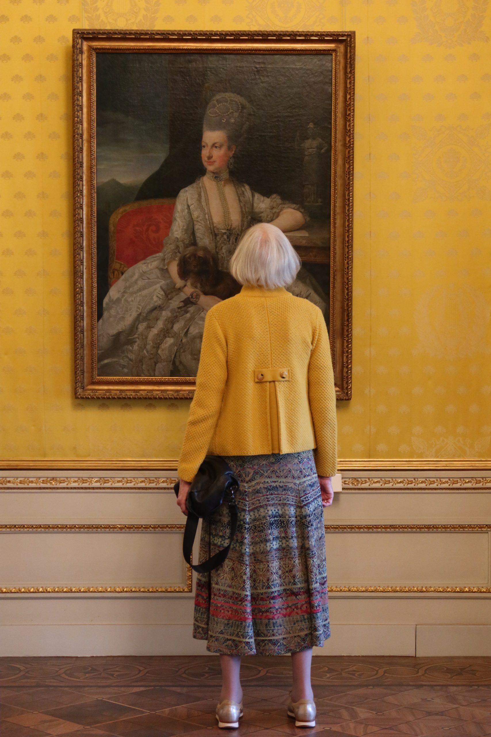 Woman Viewing Portrait
