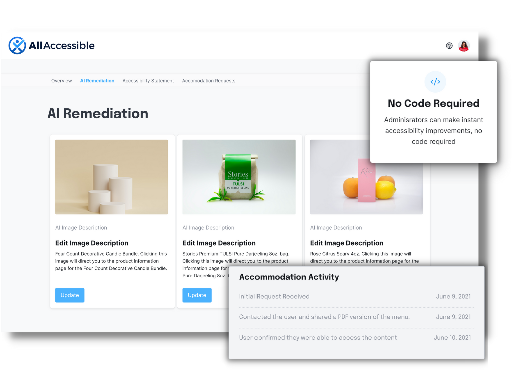 AllAccessible, Accessibility Audit Tool NY Remediation Dashboard
